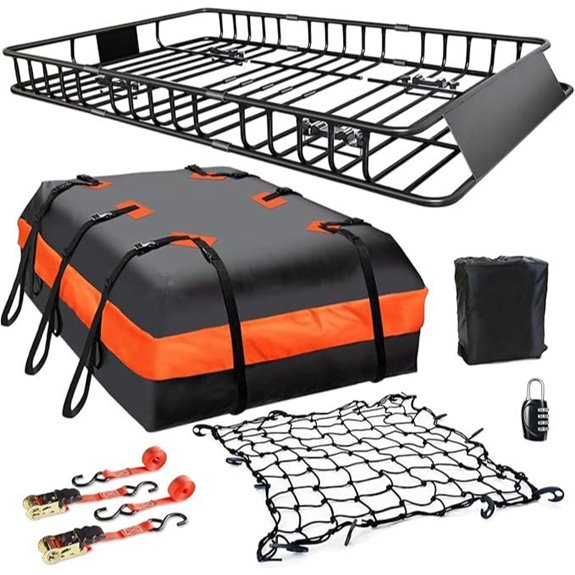 MeeFar Universal Roof Rack Carrier with Waterproof Bag