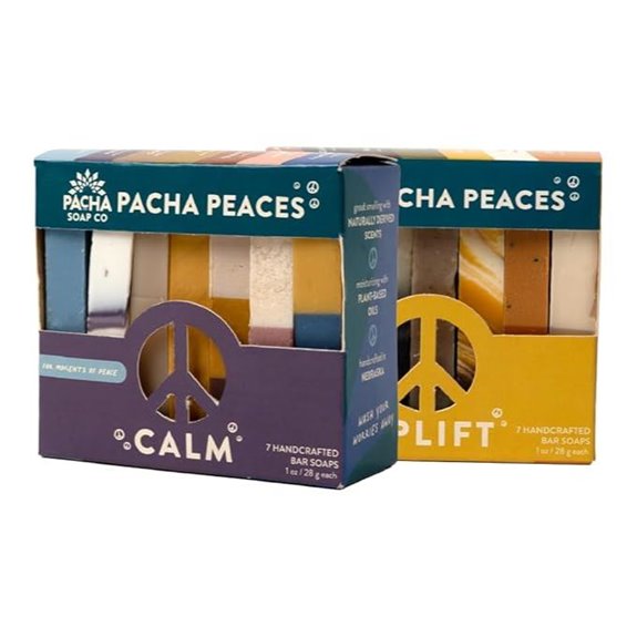 Pacha Soap Co. Uplift & Calm Bar Soap 2-Pack