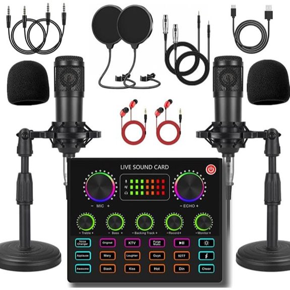 V8max Podcast Bundle with Microphone and Voice Changer