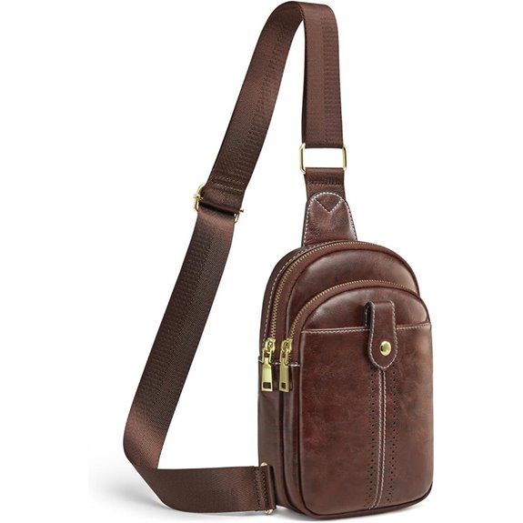 S-ZONE Small Vegan Leather Crossbody Bag for Women