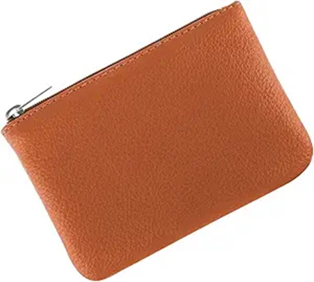 Simarro Vegan Leather Coin Purse with Zipper