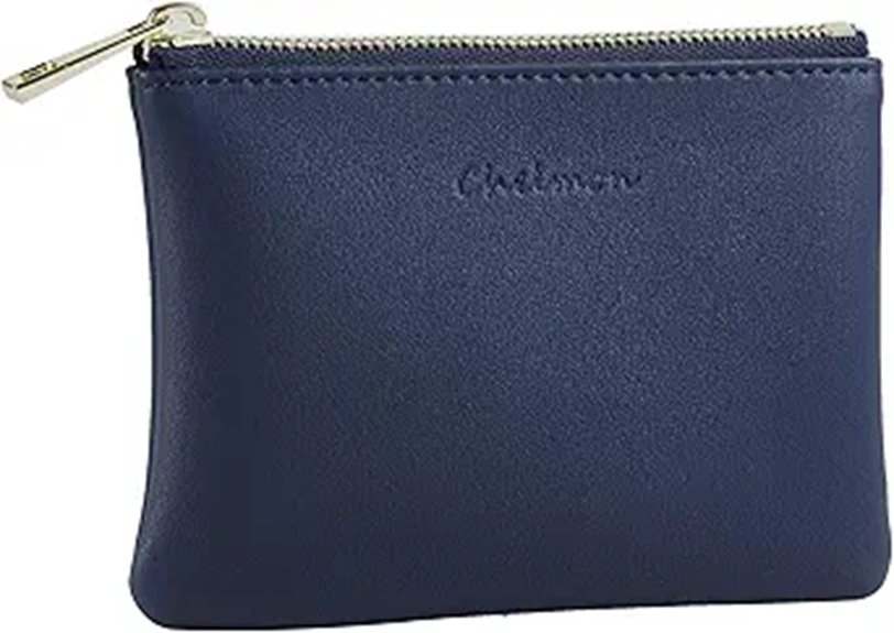 Chelmon Vegan Leather Coin Purse with Zipper