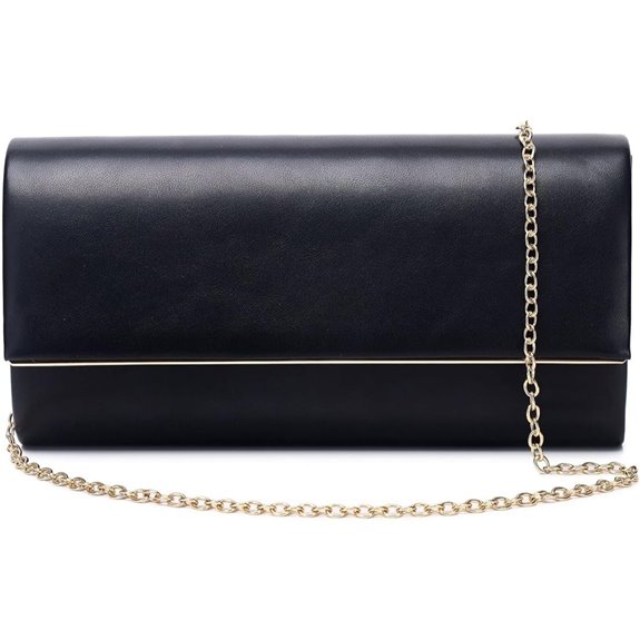 Women Vegan Leather Evening Bag Clutch Purse