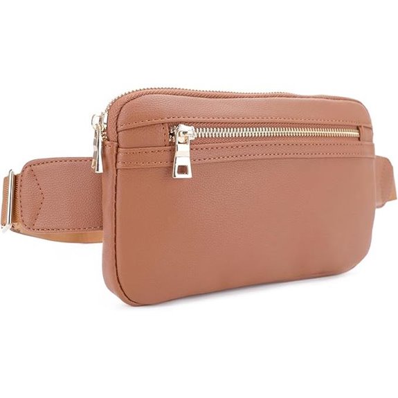 LOVESOME Vegan Leather Waist Fanny Crossbody Bag