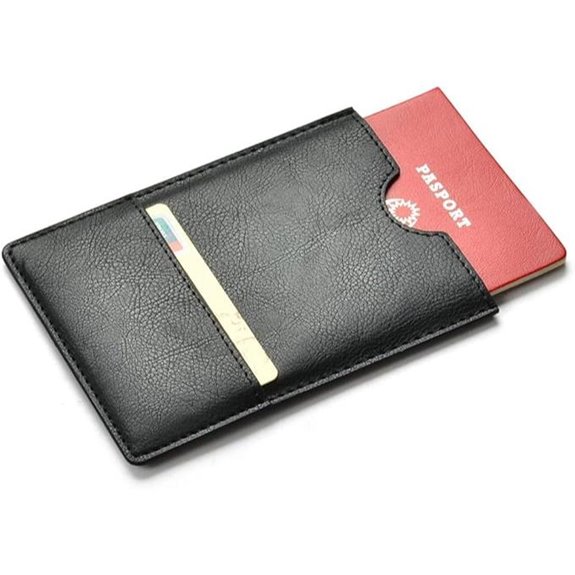 XEYOU Vegan Leather Passport Wallet Cover