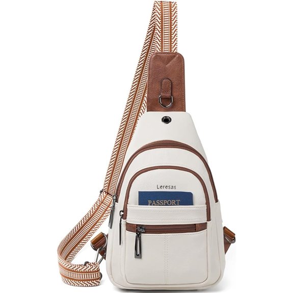 7L Vegan Leather Sling Bag for Women