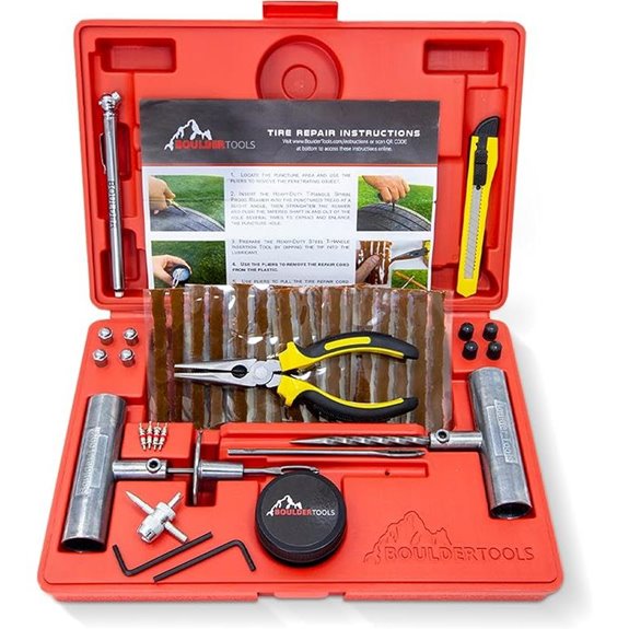Boulder Tools Tire Repair Kit for Vehicles