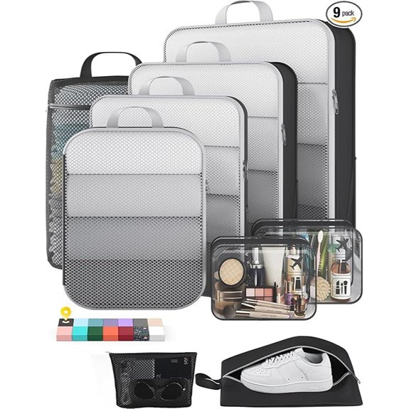 Veken 9/11 Compression Packing Cubes Set