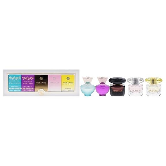 Versace Miniatures Collection for Women (5 Pc Gift Set)
