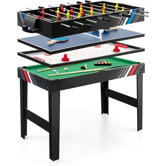 GYMAX 4-in-1 Multi Game Table for Kids & Adults