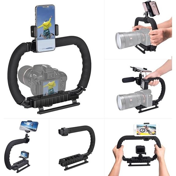 Camera Stabilizer Rig for DSLR Action Cam & Phone