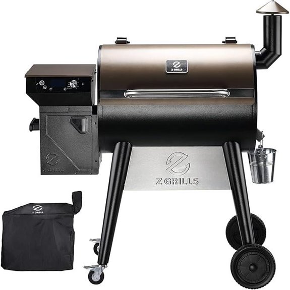 Z GRILLS 8-in-1 Electric Wood Pellet Grill