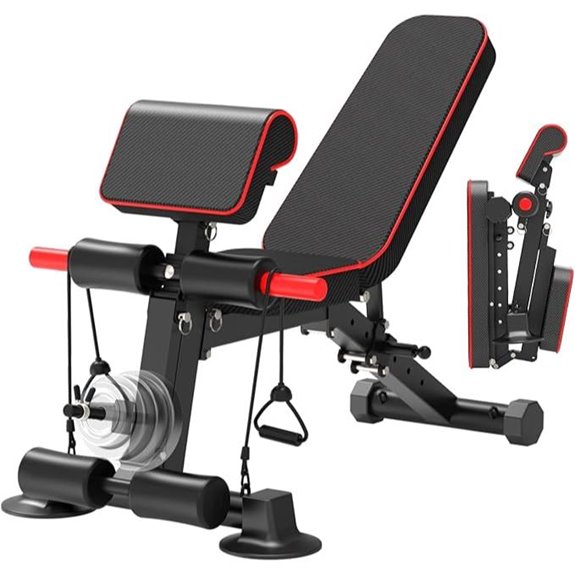 Adjustable Foldable Weight Bench for Full Body Workout
