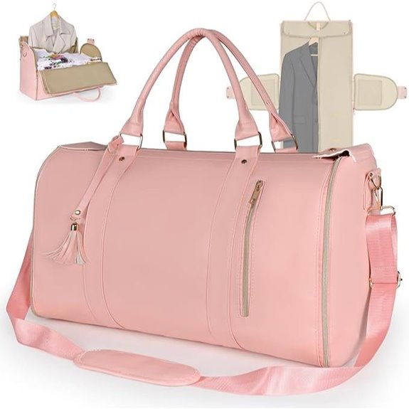 Convertible Travel Garment Bag with Shoe Pouch