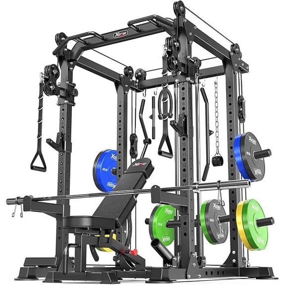 versatile gym equipment rack