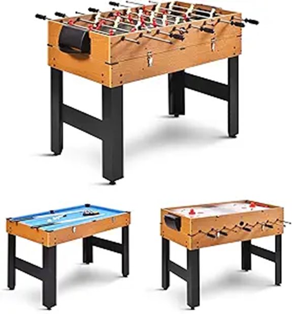 GYMAX 3-in-1 Multi Game Table for Home and Parties
