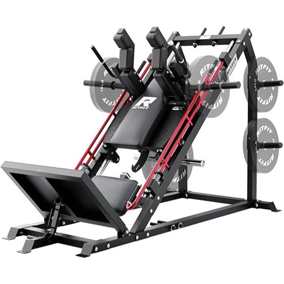 RitFit Gazelle Pro 3-in-1 Leg Press & Squat Machine