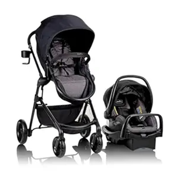 Evenflo Pivot Travel System with LiteMax Infant Car Seat