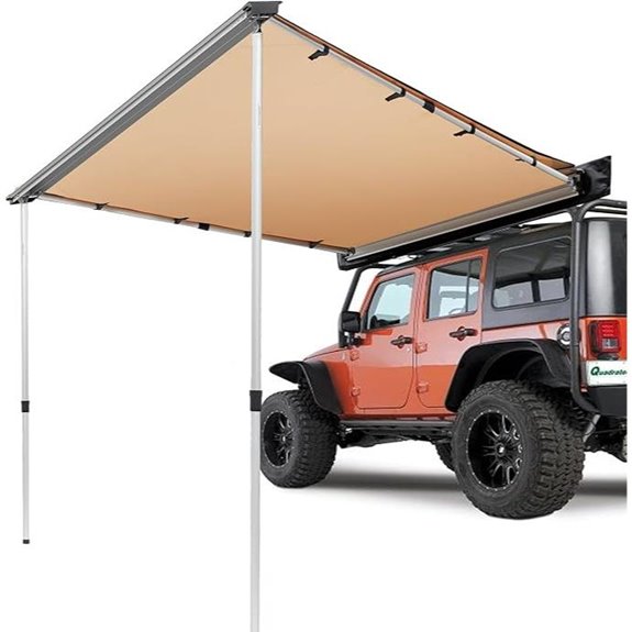 VEVOR 4.6'x6.6' Retractable Vehicle Awning