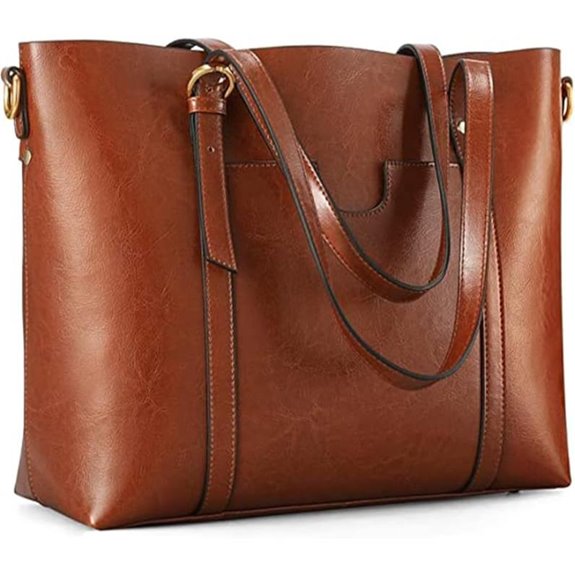 Kattee Leather Women’s Tote Bag Vintage Shoulder Purse