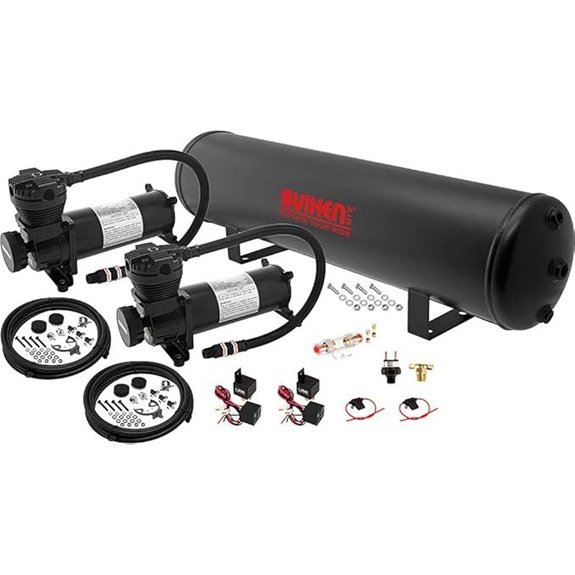 Vixen Air Suspension Kit with Dual Compressor