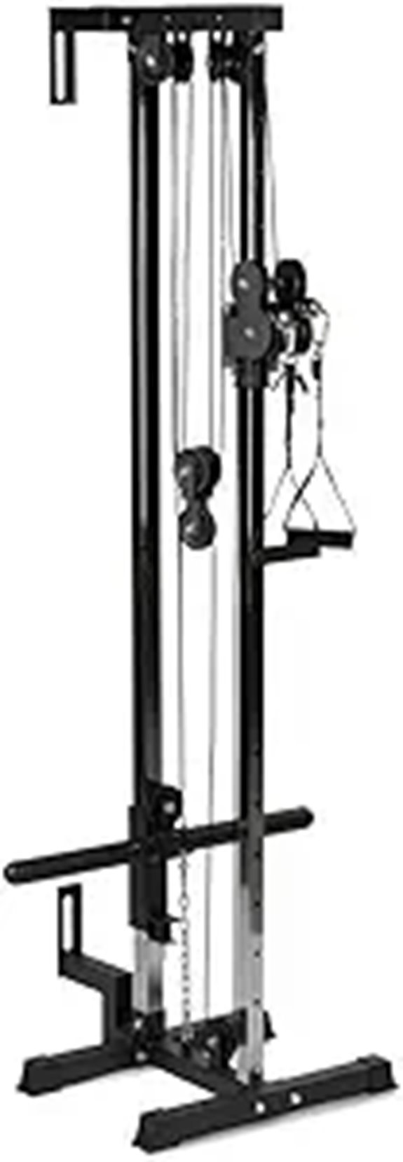 Titan Fitness Wall Mounted Pulley Tower with D-Handles