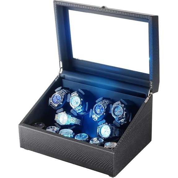 Isili Watch Winder with Storage & LED Light