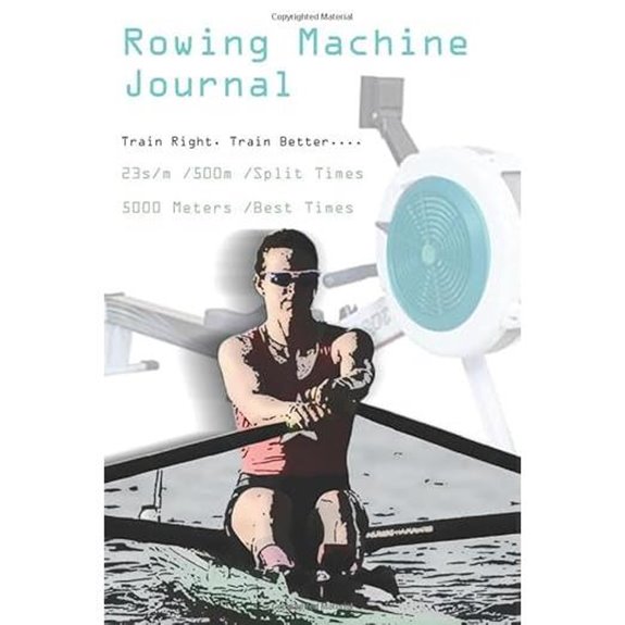 Rowing Machine Journal for Tracking Water & Indoor Workouts