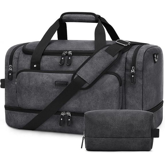 ZOMFELT 50L Water-Resistant Travel Duffle Bag