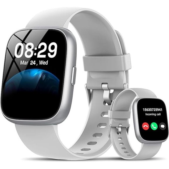 Smart Watch with Alexa Heart Rate & Waterproof