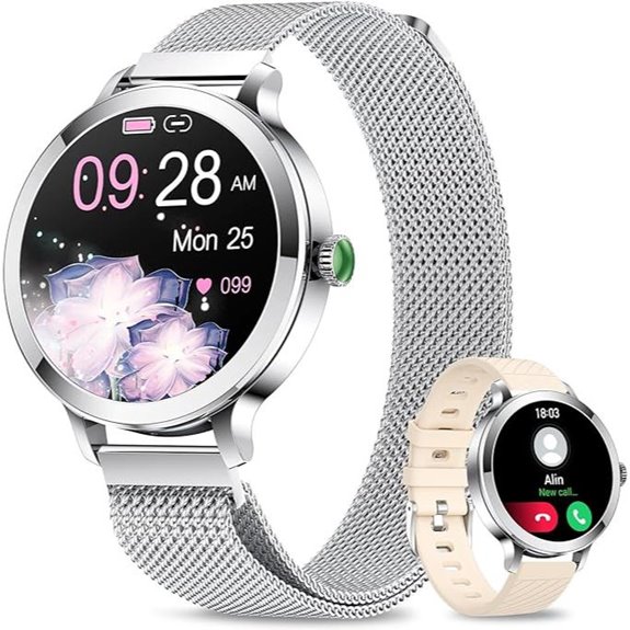 Smart Women’s Waterproof AMOLED Smartwatch with Heart Rate