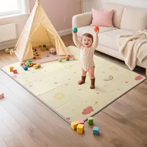 Mallify Reversible Waterproof Baby Play Mat (50