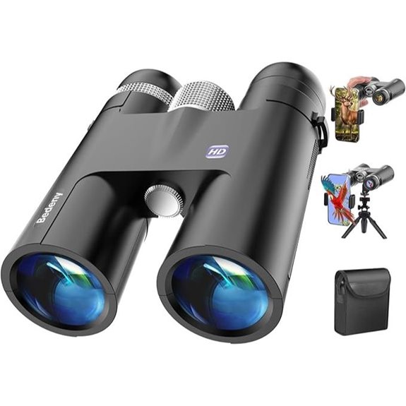 18X50 Waterproof Binoculars with Phone Adapter and Tripod