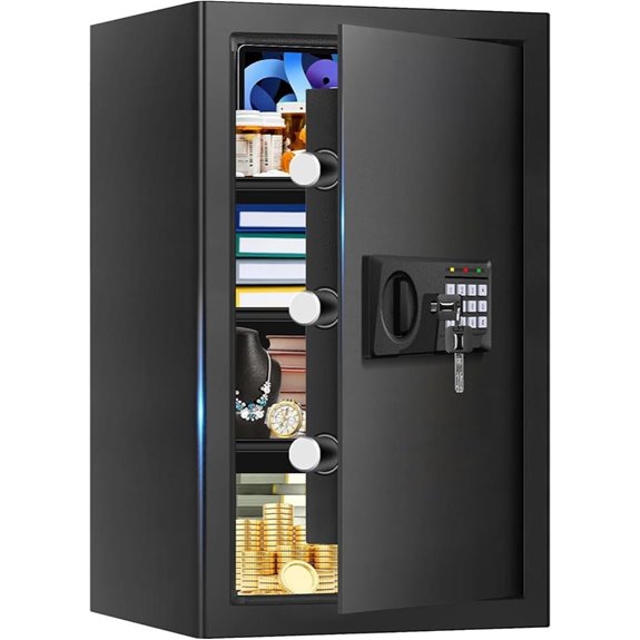 Fireproof Waterproof Home Safe with Digital Keypad