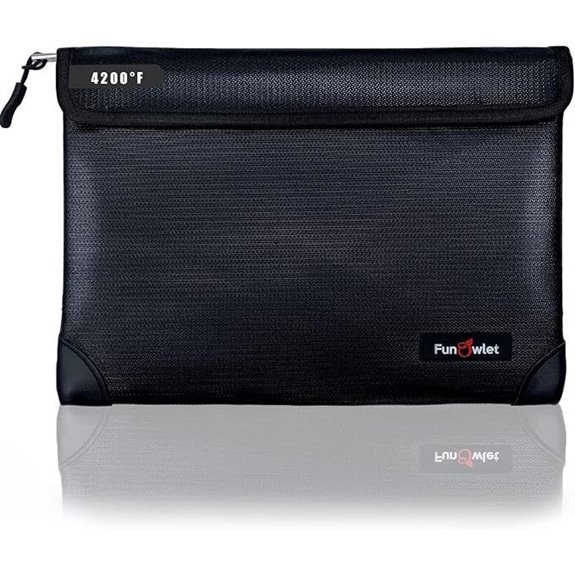 Fireproof Waterproof Money Document Bag with 8 Layers