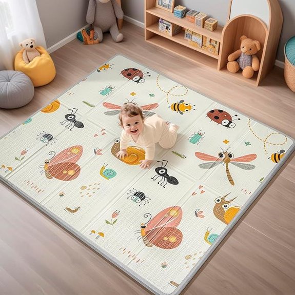 Foldable Waterproof Baby Play Mat for Infants