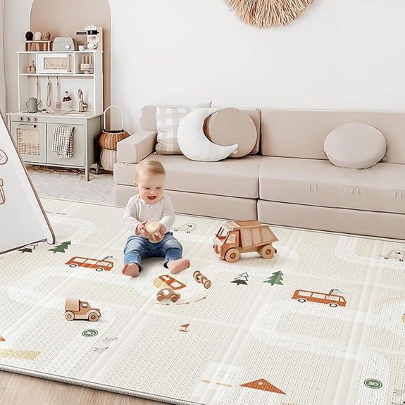 Foldable Waterproof Baby Play Mat for Indoor & Outdoor