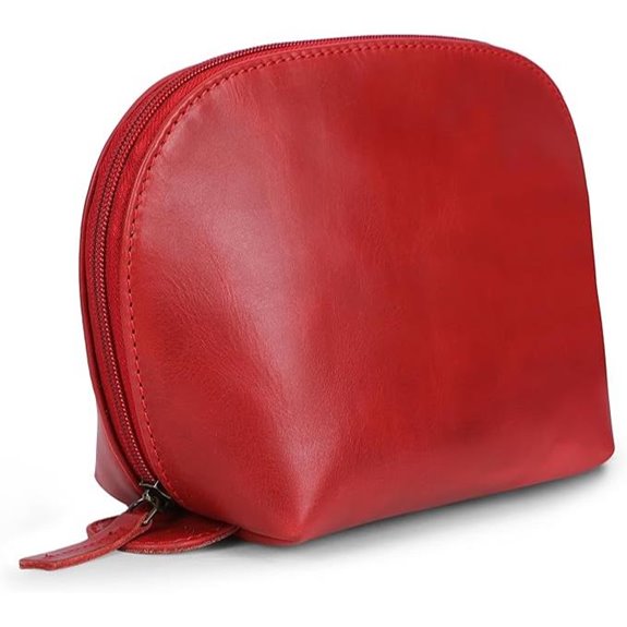 Genuine Leather Men’s Toiletry Bag Water-Proof Cosmetic Case