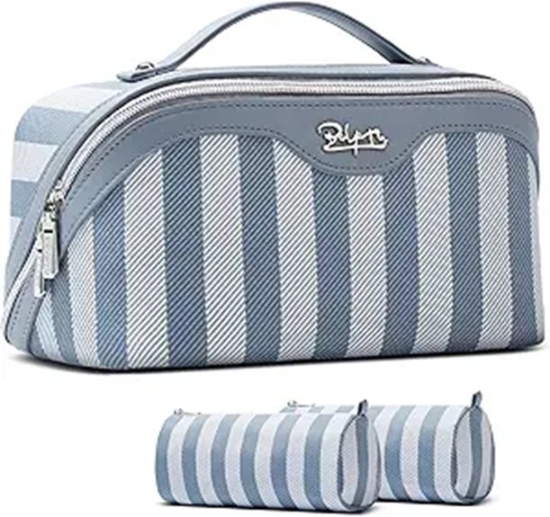 Boyatu Travel Makeup Bags Set of 3 Waterproof Cosmetic Organizer