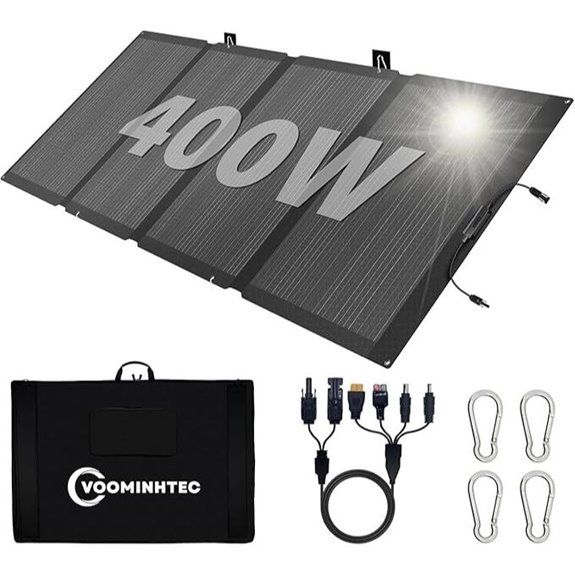 400W Waterproof Foldable Solar Panel for Camping
