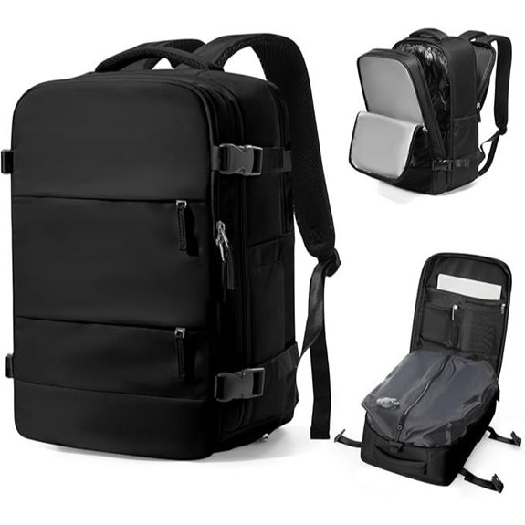 waterproof pump travel backpack