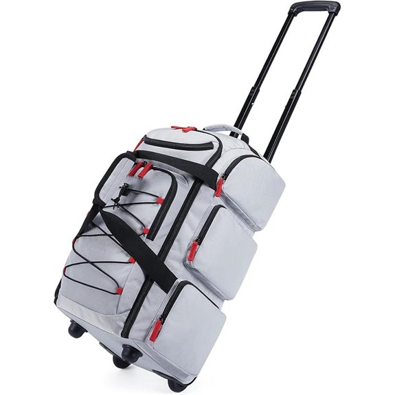 BAGSMART 36L Water-proof Rolling Duffle Bag