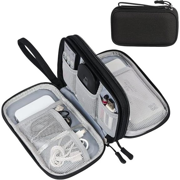 FYY Travel Cable Organizer Pouch Waterproof Carry Case