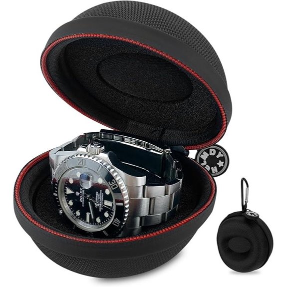 Waterproof Watch Travel Case for Men and Women