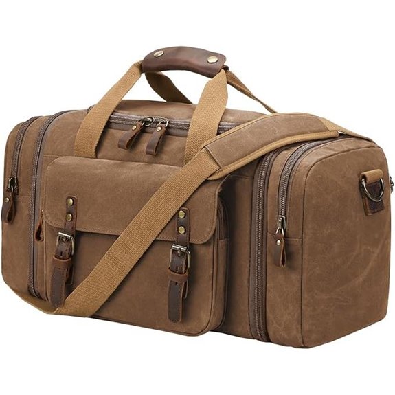 Waxed Canvas 50L Waterproof Duffle Bag
