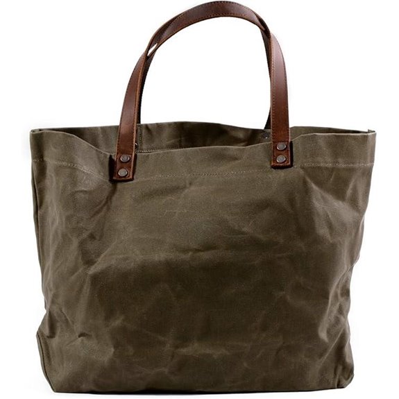 WUDON Waxed Canvas Travel Tote Bag for Women