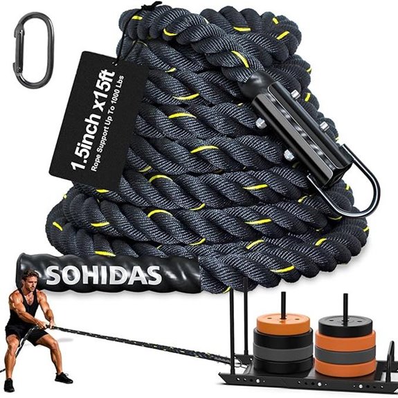 Weight Sled Rope for Pulling and Pushing Exercises