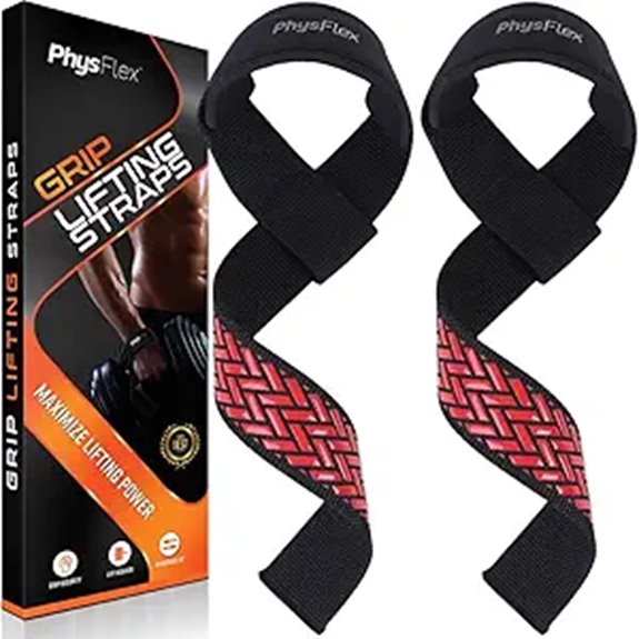 Grip Lifting Straps for Weightlifting and Strength Training