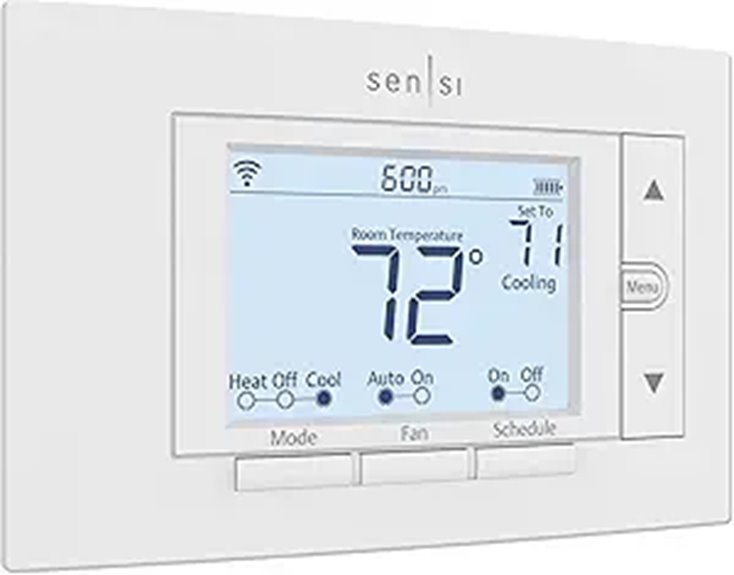 Sensi Smart Thermostat Wi-Fi Alexa Energy Star