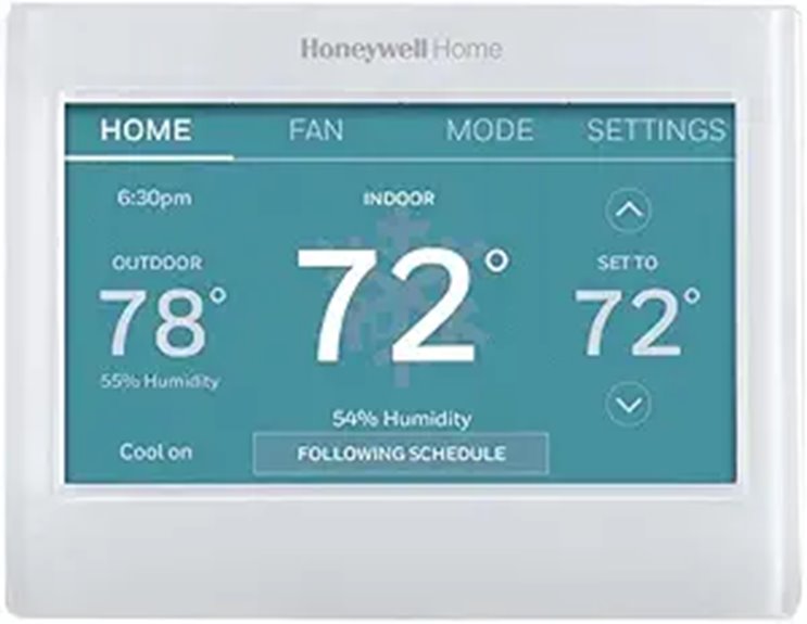 Honeywell RTH9600WF Smart Wi-Fi Color Thermostat